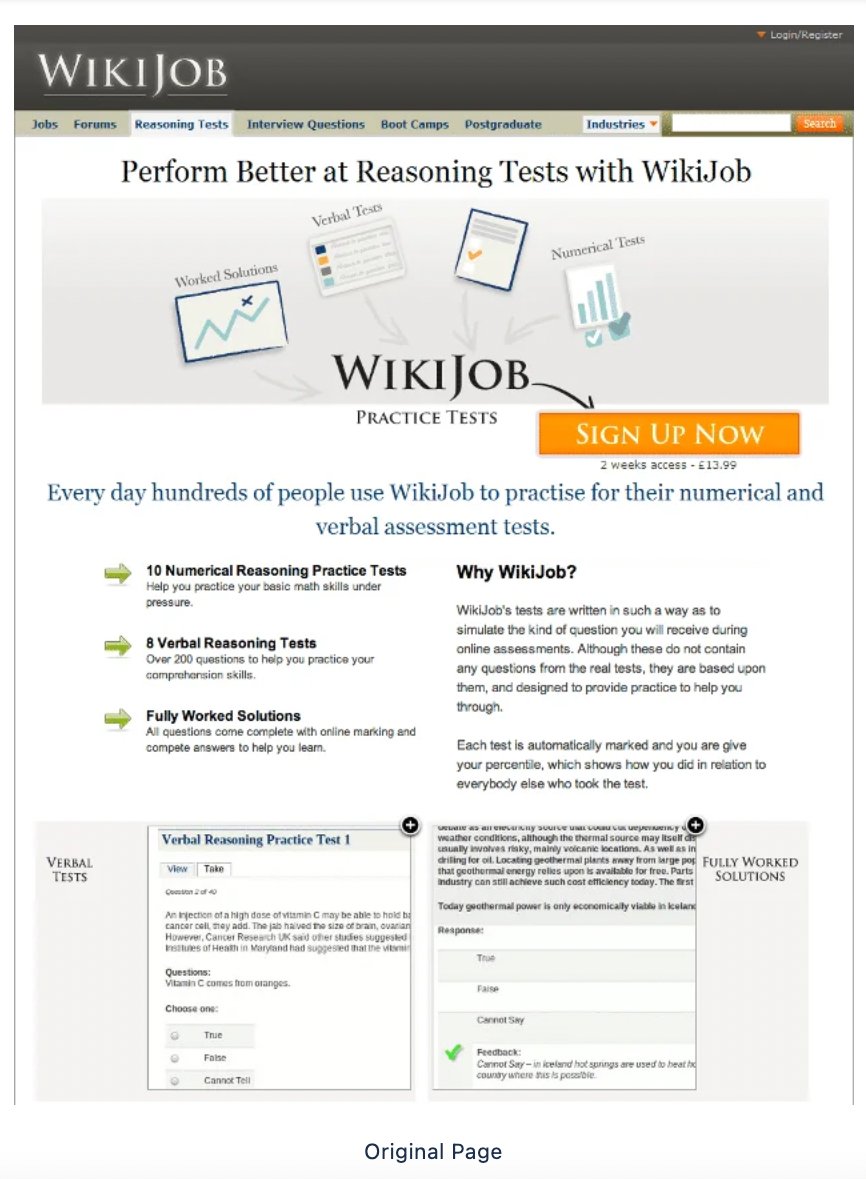 WikiJob - Control