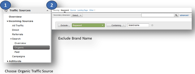 ga-segment snapshot of the GA segment selected