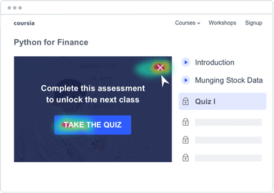 heatmaps on an online course