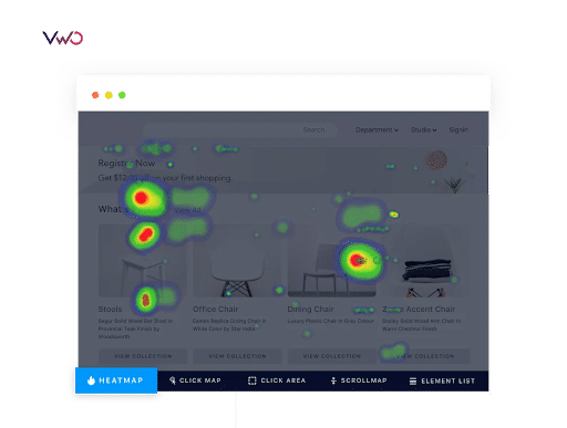 VWO Heatmap